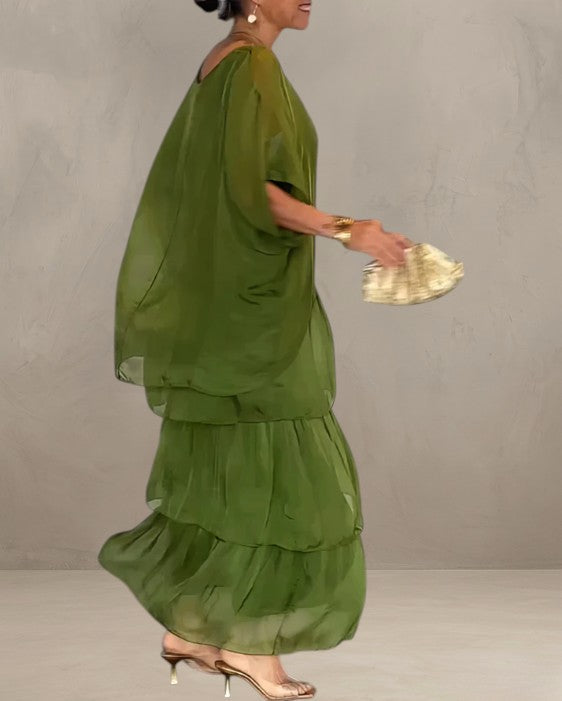 LUNARA | FLOWING ELEGANT MAXI DRESS