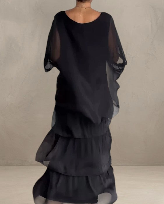 LUNARA | FLOWING ELEGANT MAXI DRESS