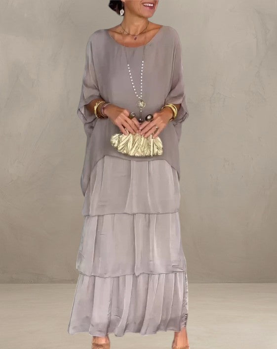 LUNARA | FLOWING ELEGANT MAXI DRESS