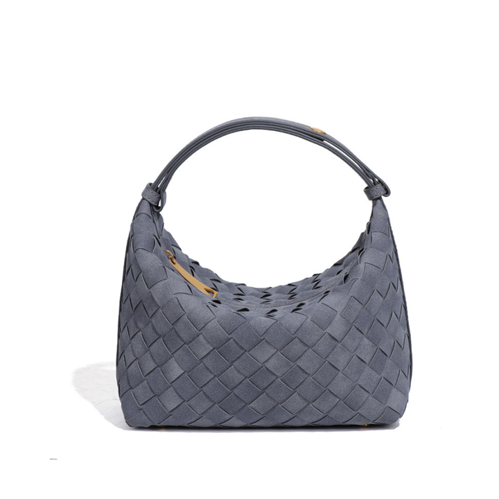 LISA – Matte Woven Structured Handbag
