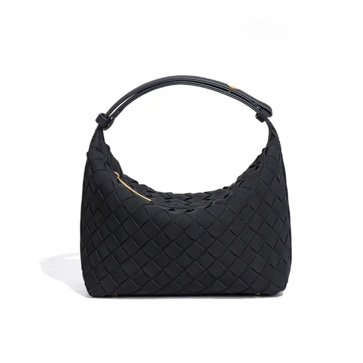 LISA – Matte Woven Structured Handbag