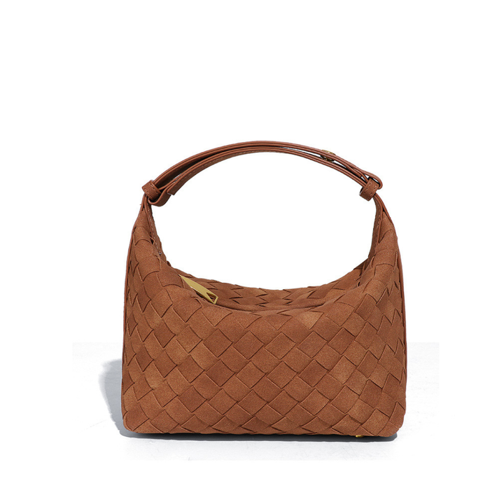 LISA – Matte Woven Structured Handbag