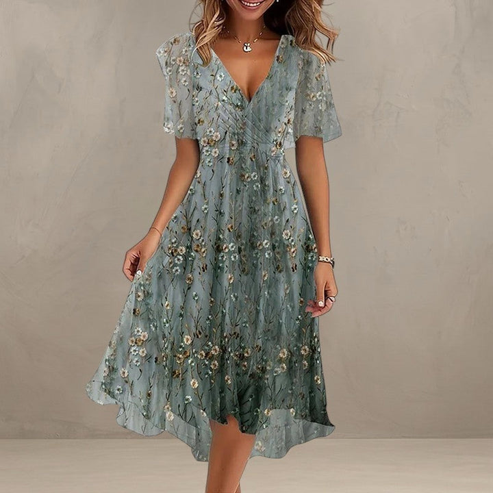 YADA | ELEGANT COLOURFUL DRESS