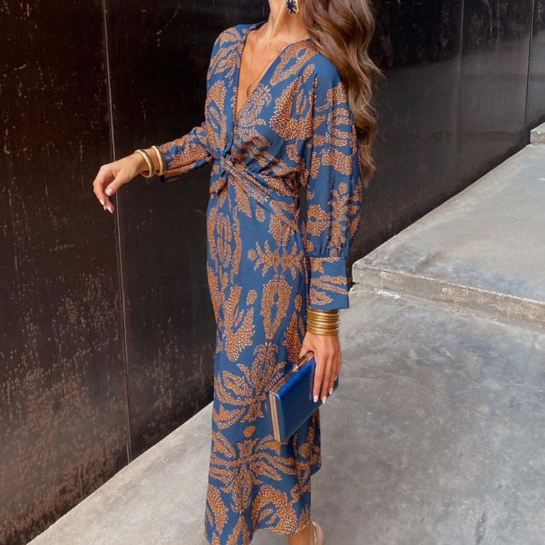 Anita | Elegant Long-Sleeve Maxi Dress