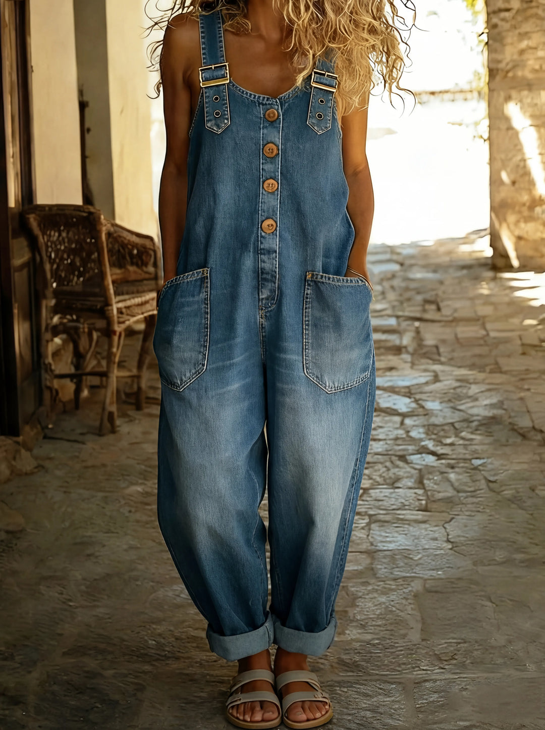 ROCIO | Elegant Denim Jumpsuit
