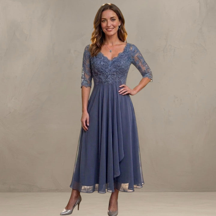 DITA | ELEGANT LACE MIDI DRESS