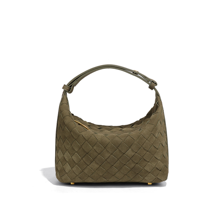 LISA – Matte Woven Structured Handbag