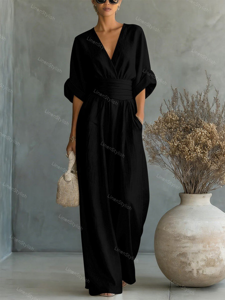 Elira Essential V-Neck Jumpsuit